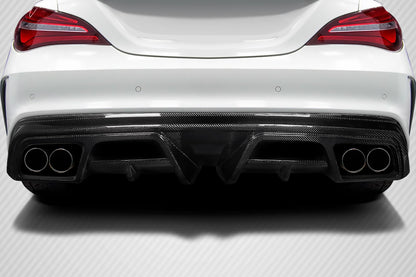 Carbon Creations Burnout Rear Lip Add On Spoiler Compatible With 2014-2016 Mercedes CLA - 1 Piece - 117817