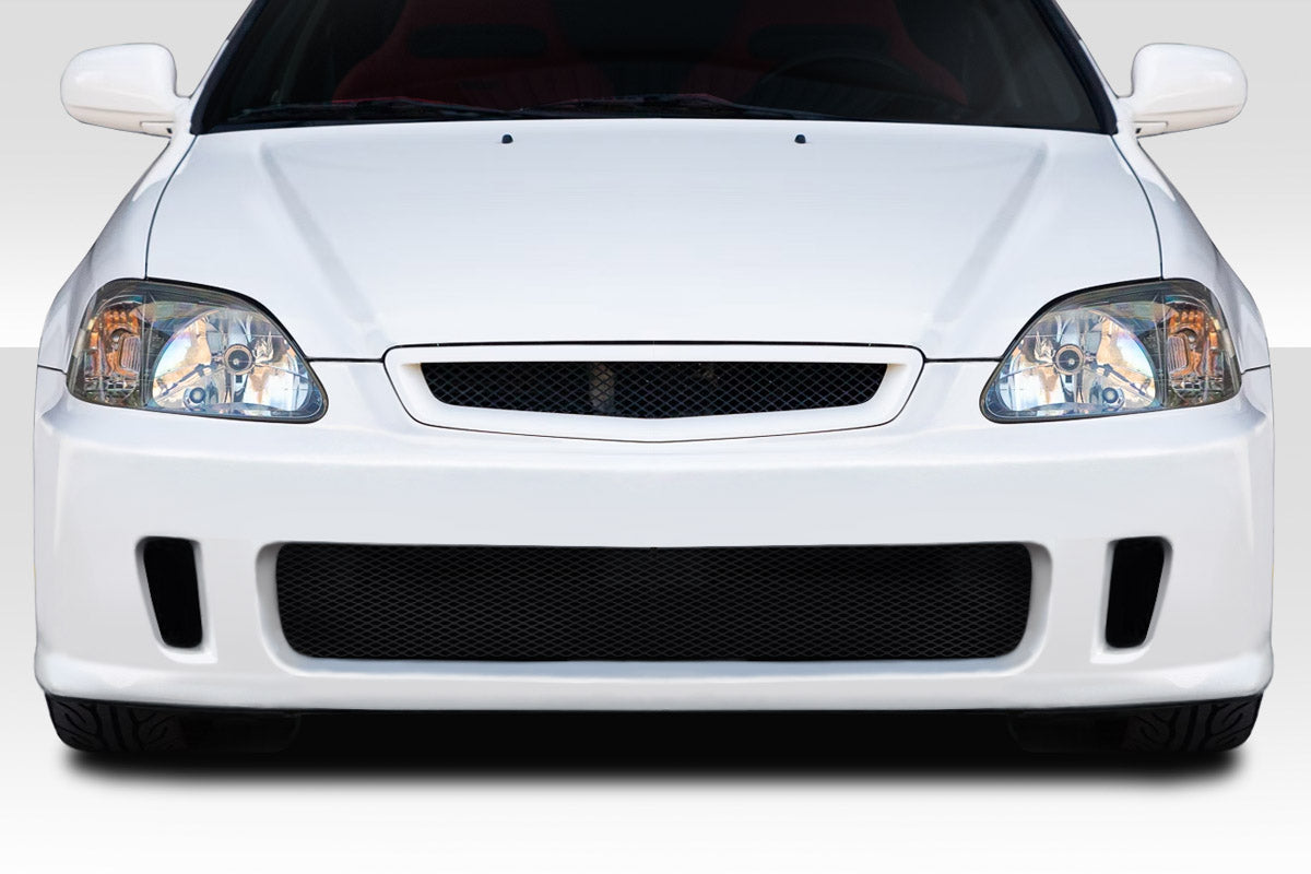 Extreme Dimensions Duraflex Bunta Front Bumper Cover Compatible With 1996-1998 Honda Civic - 1 Piece - 117822