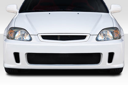 Extreme Dimensions Duraflex Bunta Front Bumper Cover Compatible With 1996-1998 Honda Civic - 1 Piece - 117822