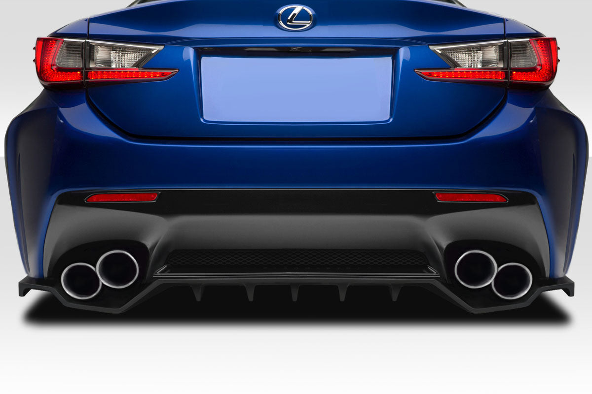 Extreme Dimensions Duraflex Nexos Rear Lip Add On Spoiler Compatible With 2015-2022 Lexus RC-F - 1 Piece - 117829