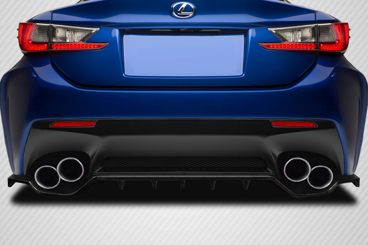 Carbon Creations Nexos Rear Lip Add On Spoiler Compatible With 2015-22 Lexus RC-F - 1 Piece - 117830