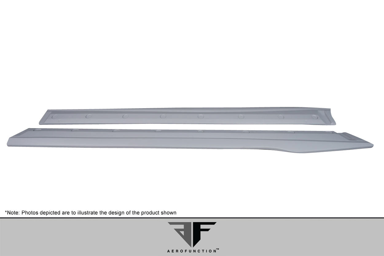 Aero Function AF-1 Side Skirts Compatible With 2013-2016 Porsche Cayman - 2 Piece - 117833
