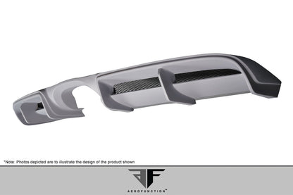 Aero Function AF-1 Rear Lip Add On Spoiler Compatible With 2013-2016 Porsche Cayman - 1 Piece - 117835