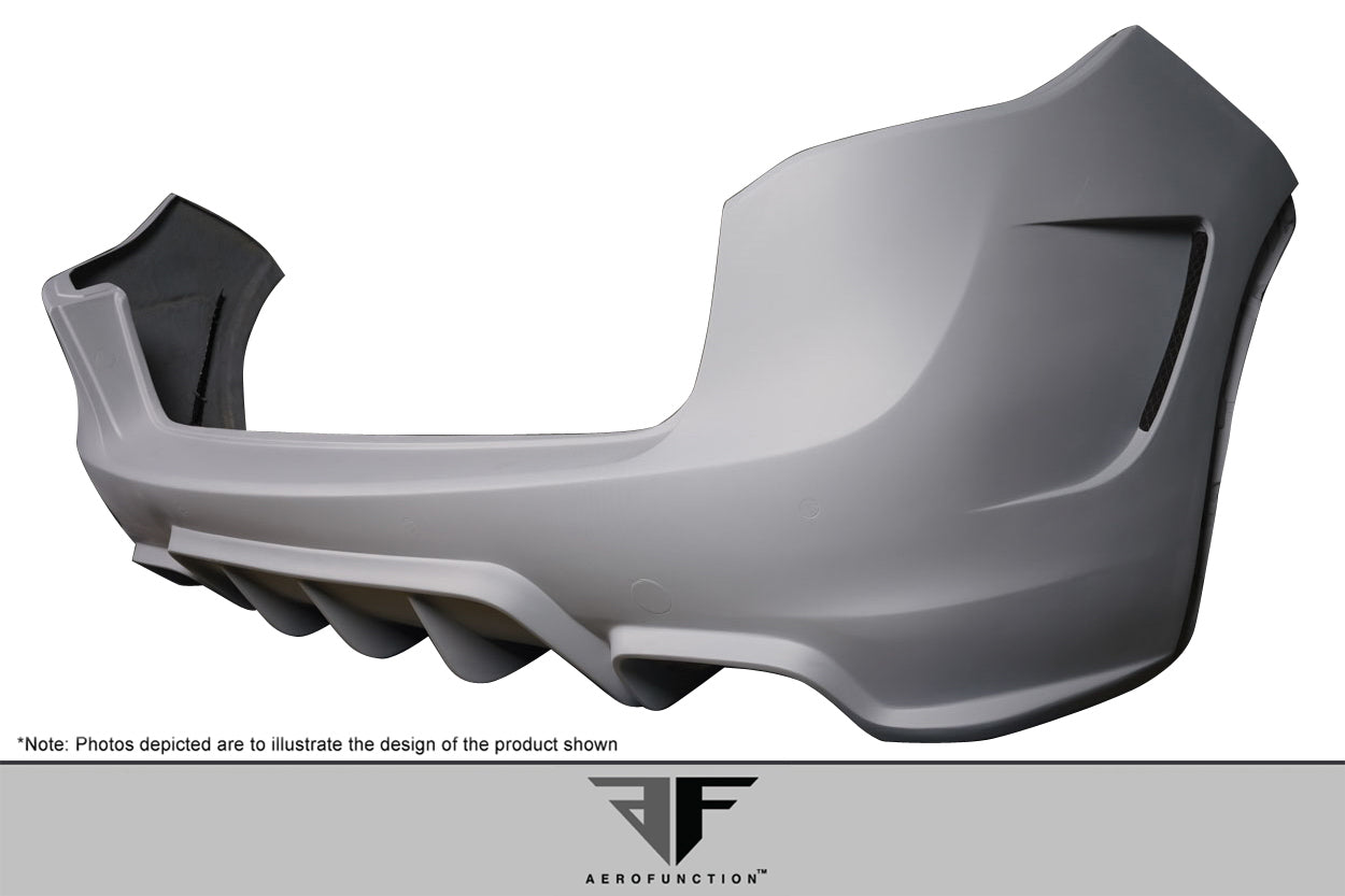 Aero Function AF-4 Rear Bumper Cover Compatible With 2011-2014 Porsche Cayenne - 1 Piece - 117868