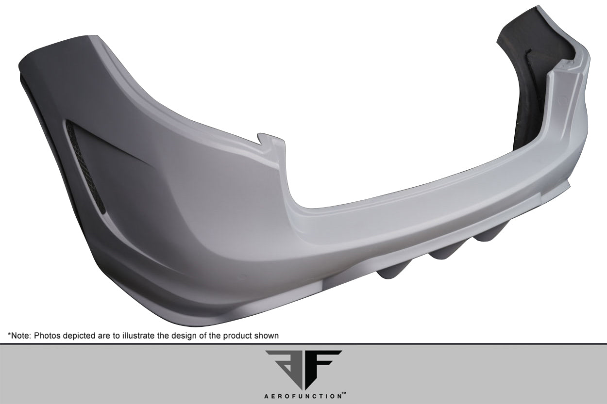 Aero Function AF-4 Rear Bumper Cover Compatible With 2011-2014 Porsche Cayenne - 1 Piece - 117868