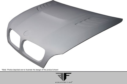 Aero Function AF-1 Hood Compatible With 2008-2014 BMW X6M - 1 Piece - 117880