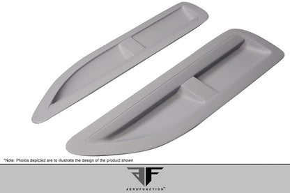 Aero Function Universal Hood Vents Body Kit - 1 Piece - 117906