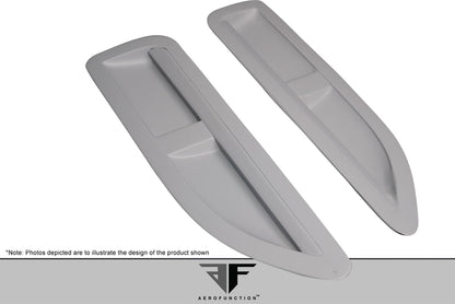 Aero Function Universal Hood Vents Body Kit - 1 Piece - 117906