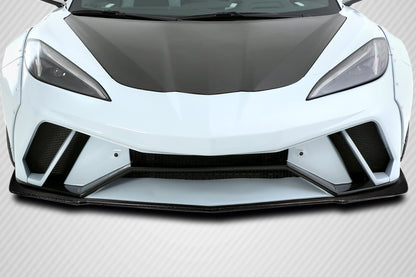 Carbon Creations Gran Veloce Front Lip Spoiler Compatible With 2020-2023 Chevrolet Corvette - 1 Piece - 117917