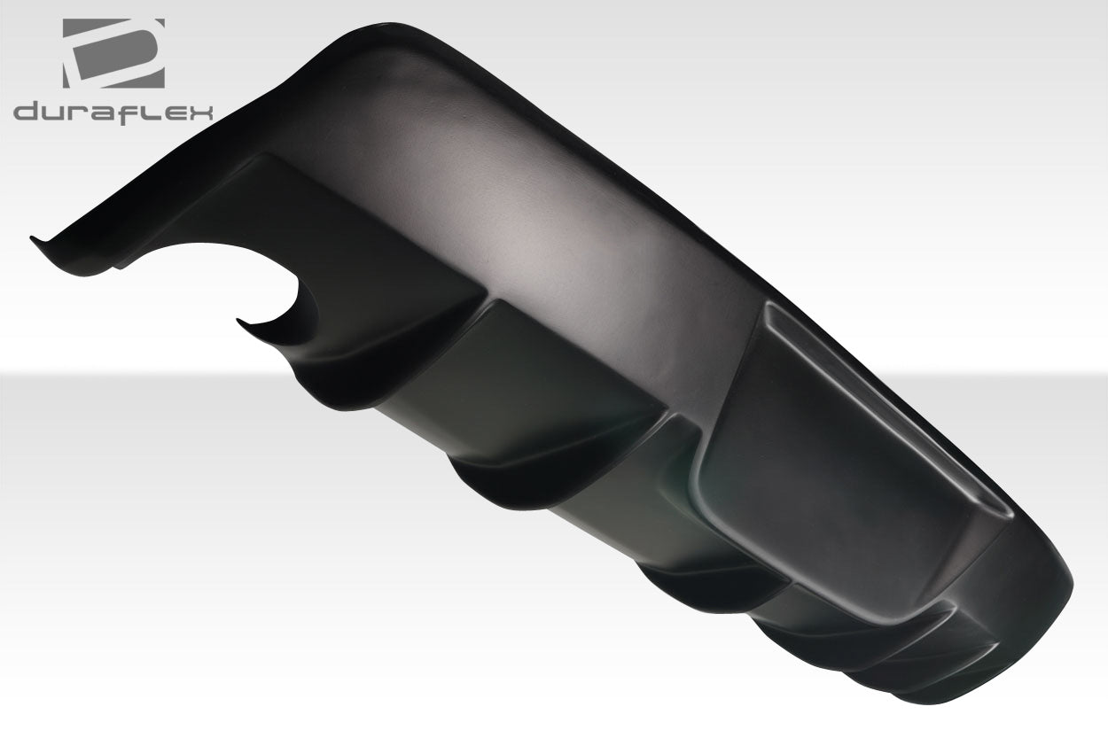 Extreme Dimensions Duraflex Corkscrew Rear Lip Add On Spoiler Compatible With 2004-2009 Mazda 3 - 1 Piece - 117942