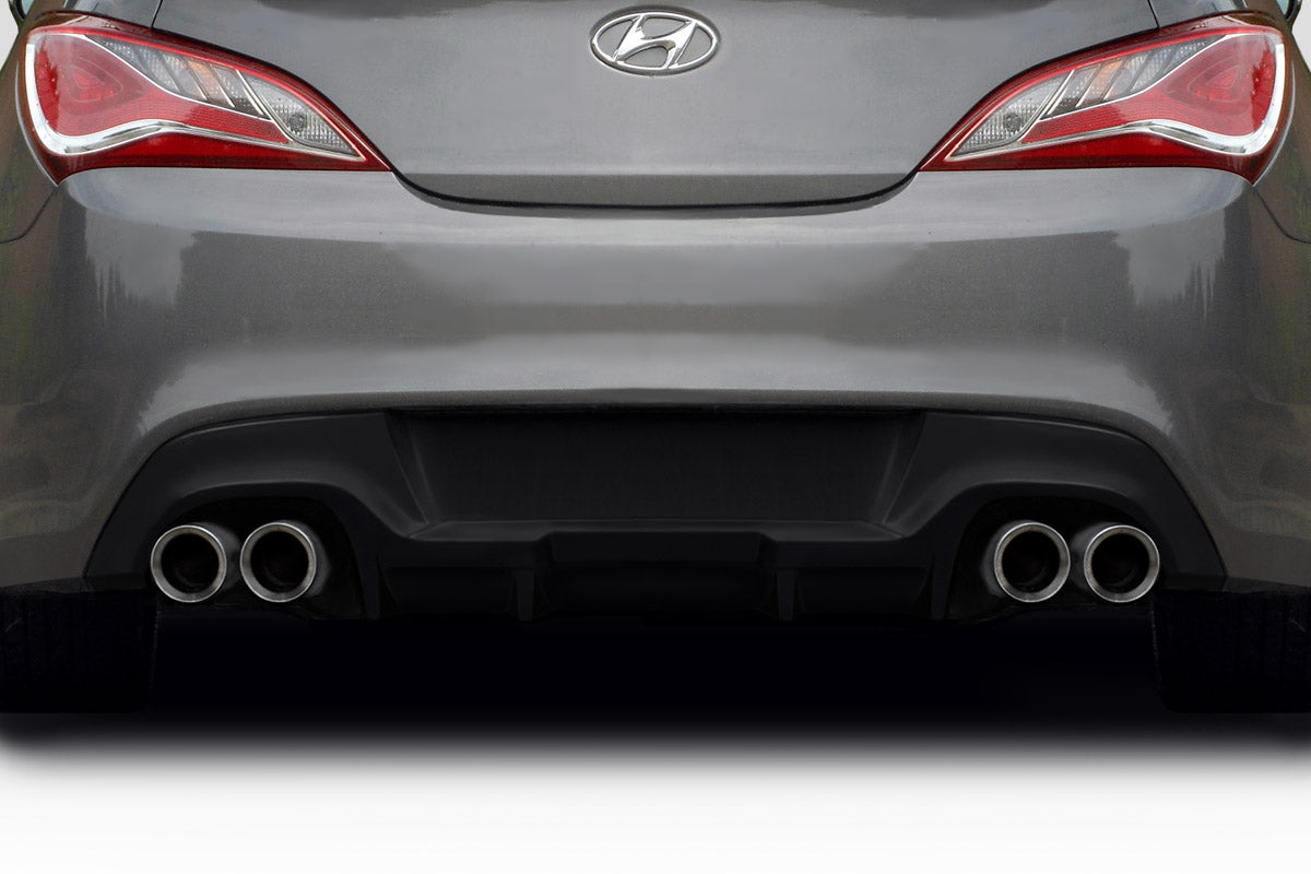 Extreme Dimensions Duraflex Twins Rear Lip Add On Spoiler Compatible With 2010-2016 Hyundai Genesis - 1 Piece - 117966