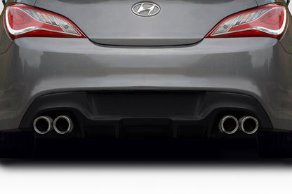Extreme Dimensions Duraflex Twins Rear Lip Add On Spoiler Compatible With 2010-2016 Hyundai Genesis - 1 Piece - 117966