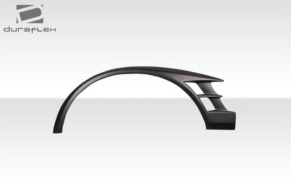 Extreme Dimensions Duraflex Cyber Front Fenders Flare Compatible With 2003-2006 Mitsubishi Evolution - 2 Piece - 117968