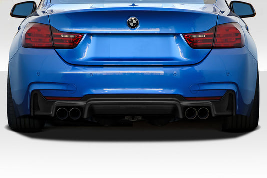 Extreme Dimensions Duraflex Quadro Rear Lip Add On Spoiler Compatible With 2014-2020 BMW 4 Series - 1 Piece - 117982