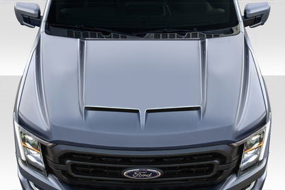 Extreme Dimensions Duraflex GT500 Look Hood Compatible With 2021-2023 Ford F150 - 1 Piece - 117990