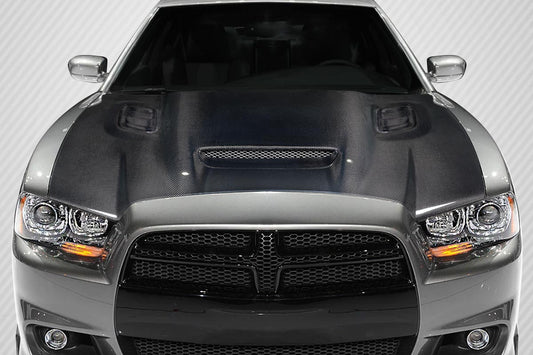 Carbon Creations Hellcat Redeye Look Hood Compatible With 2011-2014 Dodge Charger - 1 Piece - 118002