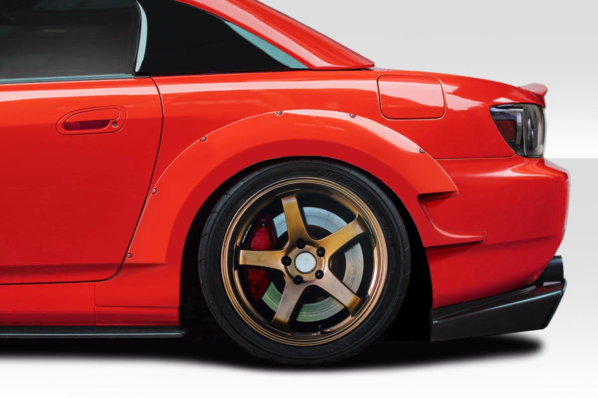 Extreme Dimensions Duraflex VF Lab Rear Fender Flares Compatible With 2000-2009 Honda S2000 - 2 Piece - 118011