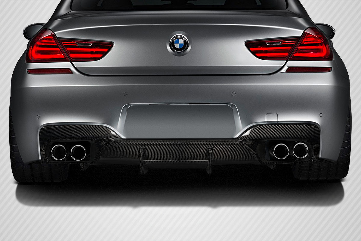 Carbon Creations Sceptre Rear Lip Add On Spoiler Compatible With 2011-2019 BMW 6 Series - 3 Piece - 118039