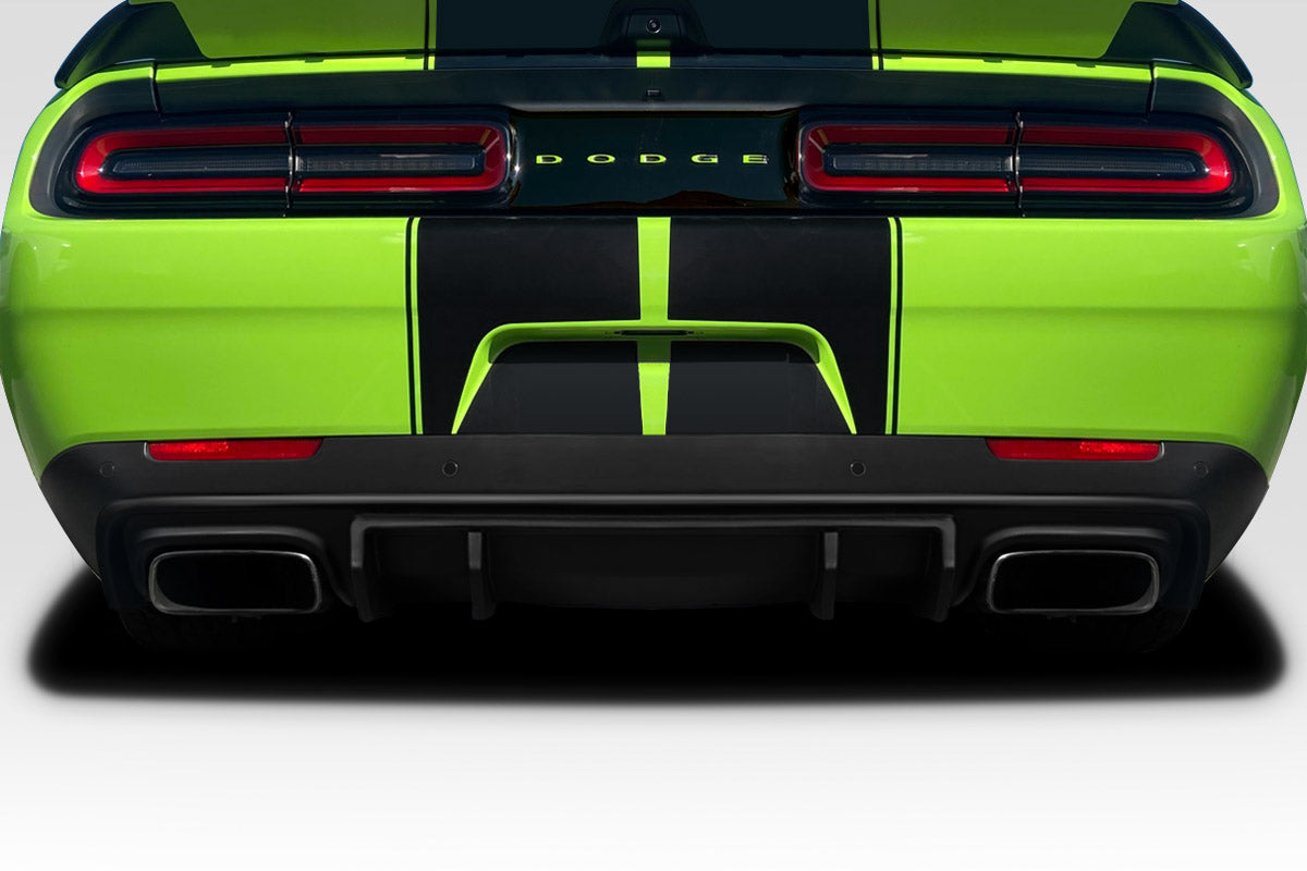 Extreme Dimensions Duraflex Patriot Rear Lip Add On Spoiler Compatible With 2015-2023 Dodge Challenger - 1 Piece - 118040