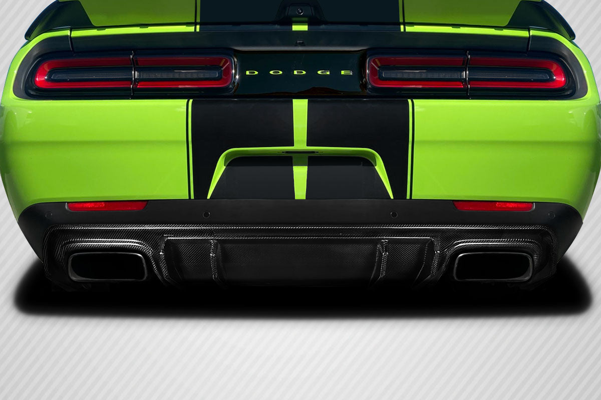 Carbon Creations Turn Auto Rear Lip Add On Spoiler Compatible With 2015-2023 Dodge Challenger - 1 Piece - 118041