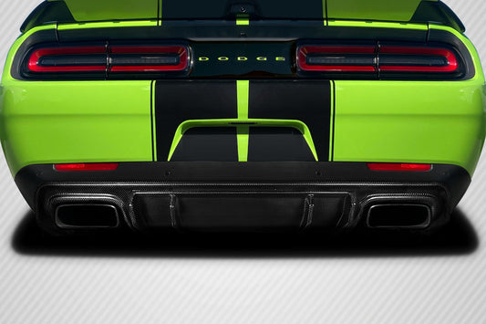 Carbon Creations Turn Auto Rear Lip Add On Spoiler Compatible With 2015-2023 Dodge Challenger - 1 Piece - 118041