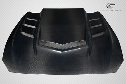 Carbon Creations Interceptor Hood Compatible With 2018-2023 Ford Mustang - 1 Piece - 118047