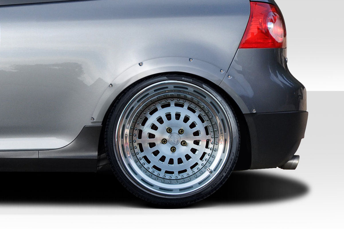 Extreme Dimensions Duraflex ETF Tune Rear Fender Flares Compatible With 2006-2009 Volkswagen Golf - 2 Piece - 118056