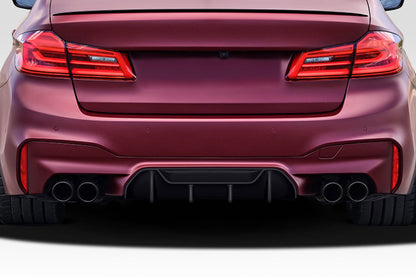 Extreme Dimensions Duraflex Speed Tune Rear Lip Add On Spoiler Compatible With 2017-2022 BMW 5 Series - 1 Piece - 118061