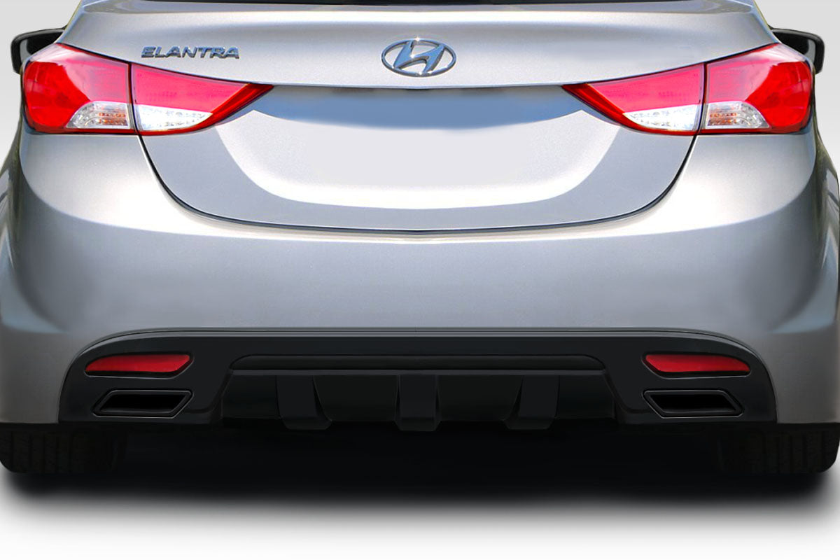 Extreme Dimensions Duraflex SQR Rear Diffuser Compatible With 2011-2013 Hyundai Elantra - 1 Piece - 118068