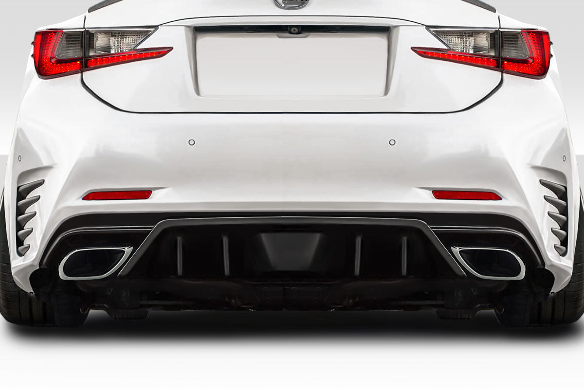 Extreme Dimensions Duraflex Downforce Rear Lip Add On Spoiler Compatible With 2015-2022 Lexus RC-F - 1 Piece - 118074
