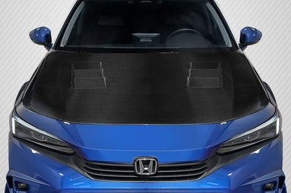Carbon Creations TS Hood Compatible With 2022-2023 Honda Civic - 1 Piece - 118079