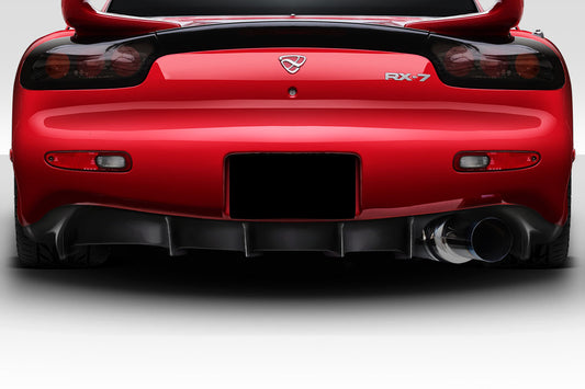 Extreme Dimensions Duraflex Street Rio Rear Lip Add On Spoiler Compatible With 1993-1997 Mazda RX7 - 1 Piece - 118084