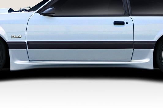 Extreme Dimensions Duraflex Apex Aero Side Skirts Compatible With 1979-1993 Ford Mustang - 2 Piece - 118086