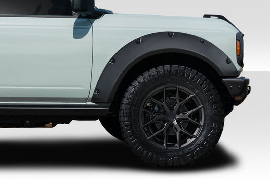 Extreme Dimensions Duraflex Extreme Country Front Fenders Flare Compatible With 2021-2023 Ford Bronco - 2 Piece - 118092