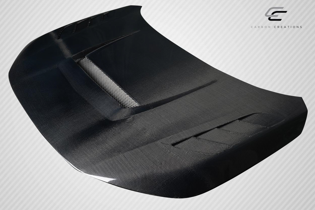 Carbon Creations JS Hood Compatible With 2022-2023 Honda Civic - 1 Piece - 118116