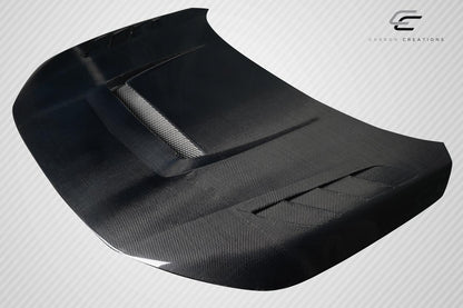 Carbon Creations JS Hood Compatible With 2022-2023 Honda Civic - 1 Piece - 118116