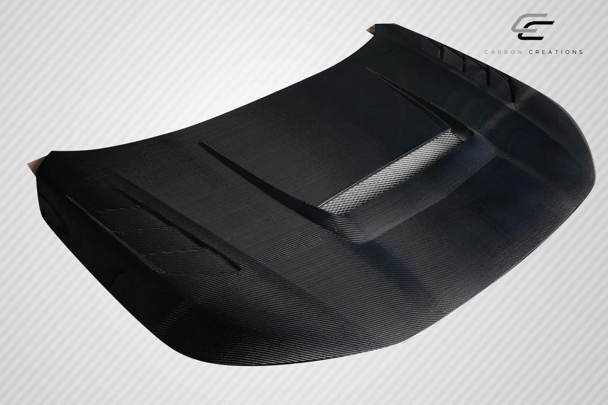 Carbon Creations JS Hood Compatible With 2022-2023 Honda Civic - 1 Piece - 118116