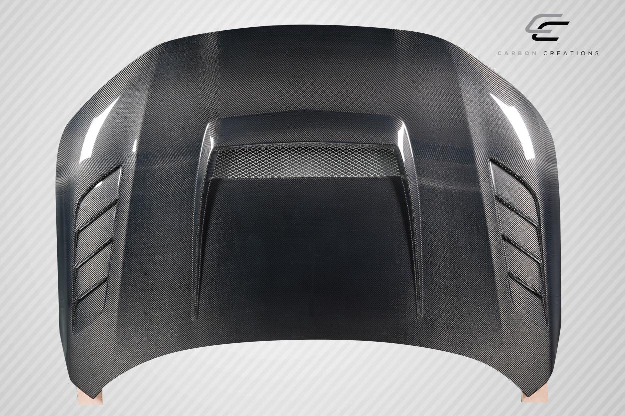 Carbon Creations JS Hood Compatible With 2022-2023 Honda Civic - 1 Piece - 118116