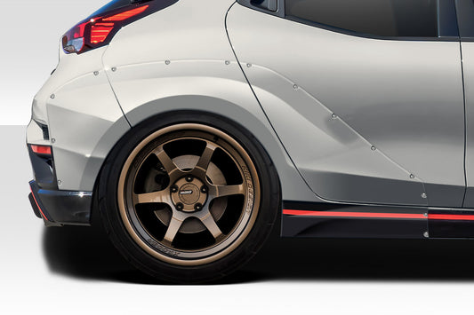 Extreme Dimensions Duraflex Aerotune Rear Fender Flares Compatible With 2019-2023 Hyundai Veloster - 5 Piece - 118129