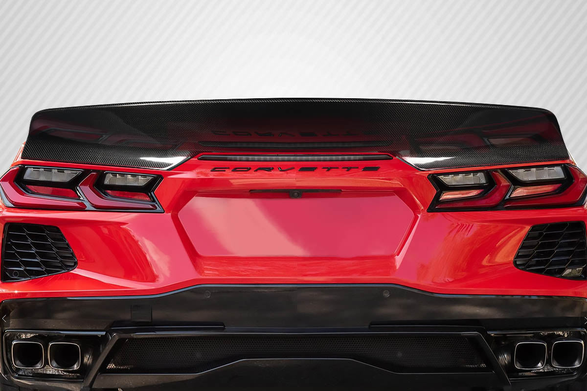 Carbon Creations Duckbill Wing Spoiler Compatible With 2020-2023 Chevrolet Corvette - 1 Piece - 118136