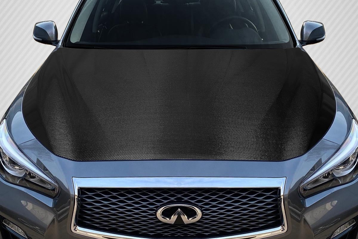 Carbon Creations OEM Look Hood Compatible With 2014-18 Infiniti Q50 - 1 Piece - 118157