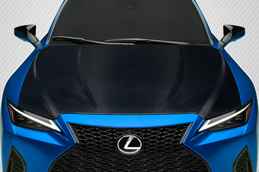 Carbon Creations OEM Look Hood Compatible With 2021-2023 Lexus IS - 1 Piece - 118179