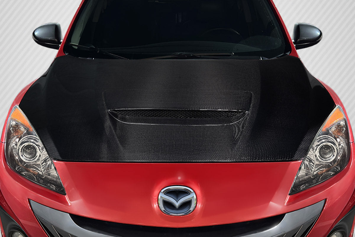 Carbon Creations OEM Look Hood Compatible With 2010-2013 Mazda Mazdaspeed 3 - 1 Piece - 118235