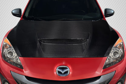 Carbon Creations OEM Look Hood Compatible With 2010-2013 Mazda Mazdaspeed 3 - 1 Piece - 118235