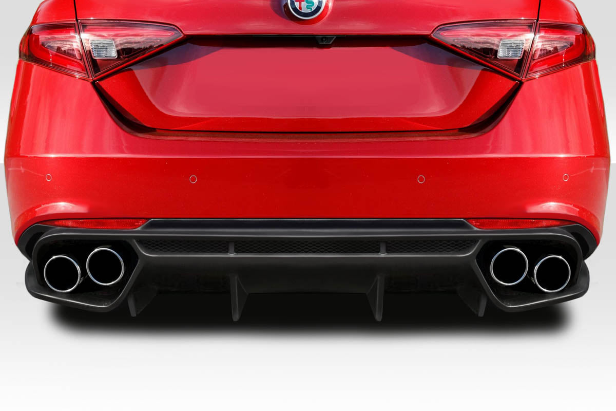 Extreme Dimensions Duraflex Garda Rear Diffuser Compatible With 2017-2023 Alfa Romeo Giulia - 1 Piece - 118258
