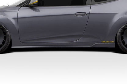 Extreme Dimensions Duraflex Bailer Side Skirts Compatible With 2012-2017 Hyundai Veloster - 2 Piece - 118278