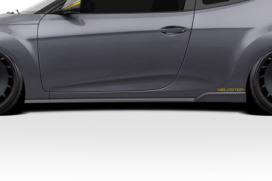 Extreme Dimensions Duraflex Bailer Side Skirts Compatible With 2012-2017 Hyundai Veloster - 2 Piece - 118278