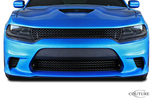Couture Polyurethane Hellcat Look Front Lip Spoiler Compatible With 2015-2021 Dodge Charger - 1 Piece - 118289