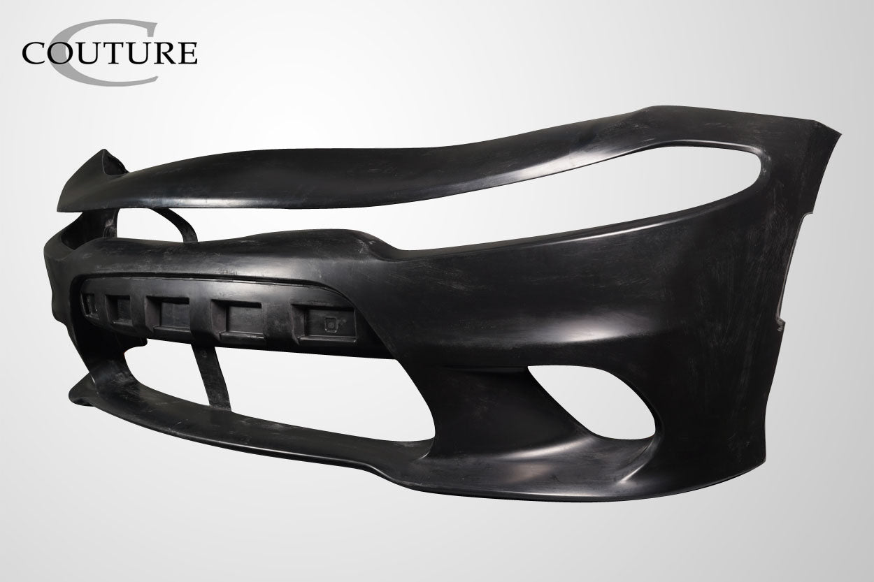 Couture Polyurethane Hellcat Look Front Lip Spoiler Compatible With 2015-2021 Dodge Charger - 1 Piece - 118289
