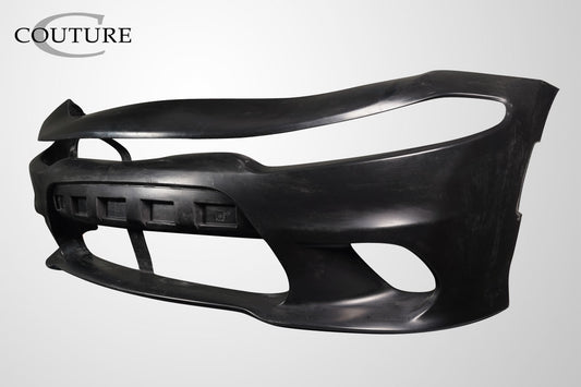 Couture Polyurethane Hellcat Look Front Lip Spoiler Compatible With 2015-2021 Dodge Charger - 1 Piece - 118289